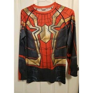 Spider-Man Iron Spider Suit Shirt Adult Size Medium Marvel Avengers Long Sleeve